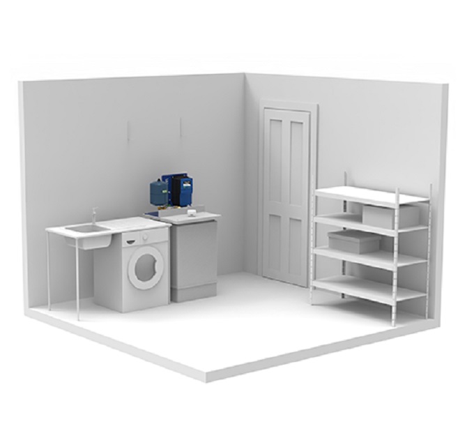 Garage or Utility Install 680 x640